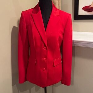 Calvin Klein Vibrant Red Blazer